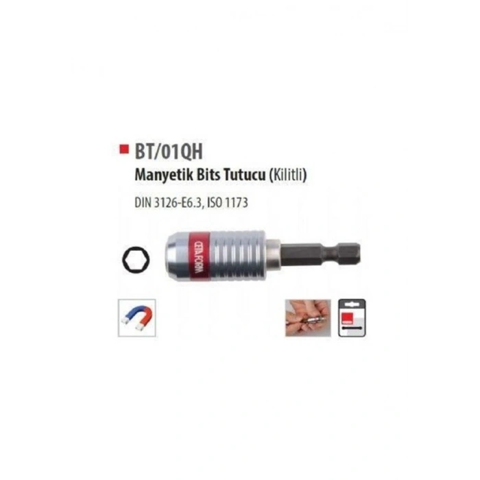 Cetaform BT/01QH Mıknatıslı Manyetik Bits Tutucu