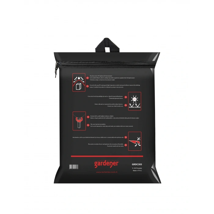 Gardener Masa Takımı Koruma Örtüsü GRDC303 / Kılıfı PE (225 cm x 225 cm x 90 cm)
