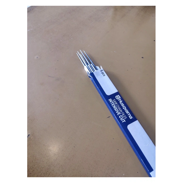 Husqvarna 3/16 (4.8mm) Motorlu Testere Eğesi Orta 6li Paket