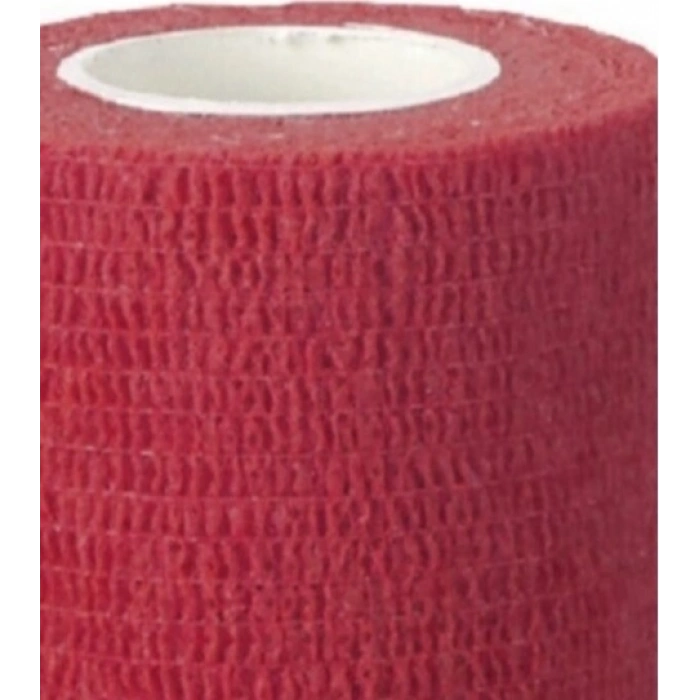 Kerbl Vetlastic Yapışkanlı Ayak Bandajı Elastik Bandaj Kırmızı