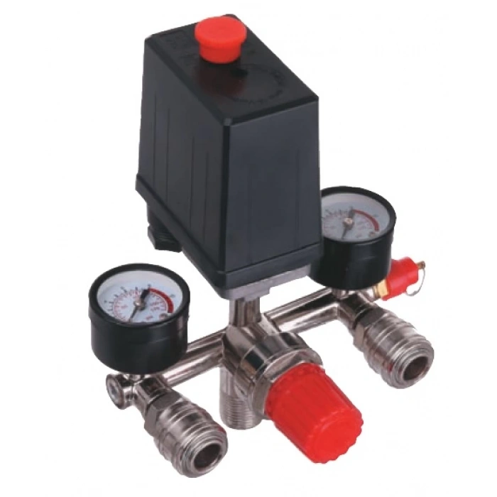 KOMPRESÖR ŞALTERİ 1/4 ÇİFT YOLLU ÇİFT SAATLİ