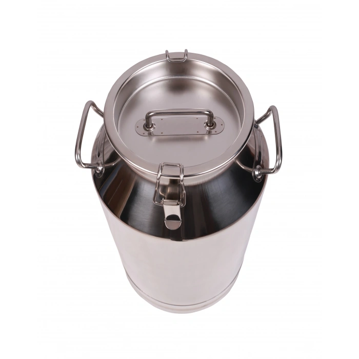 KURTSAN 20 LT PASLANMAZ TAŞIMA GÜĞÜMÜ ÇELİK KİLİTLİ KAPAK DAHİL - KP02084