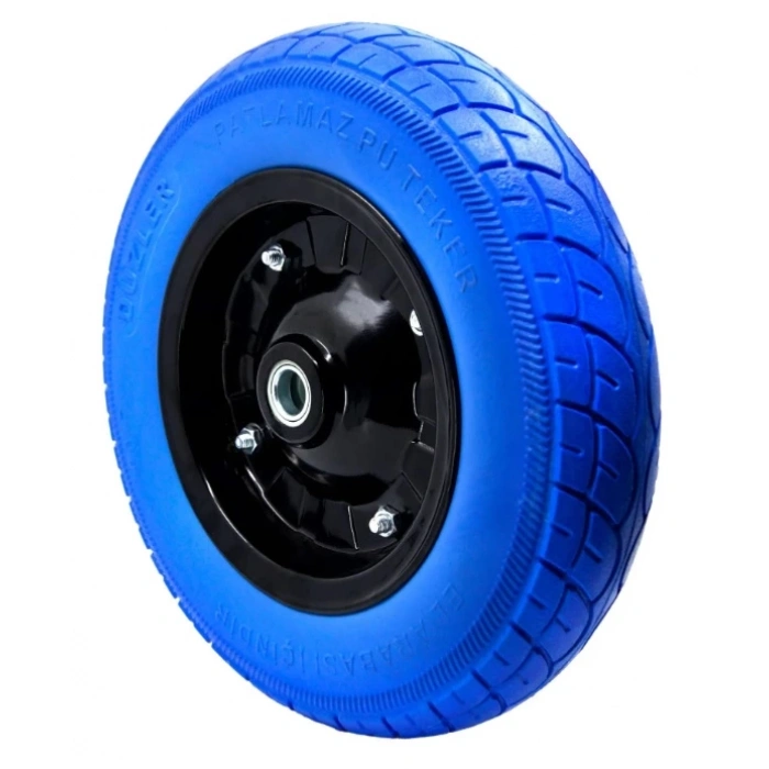 MAVİ PATLAMAZ PU TEKER 350-7