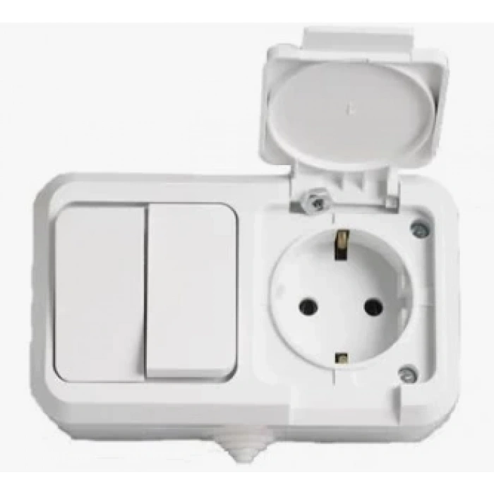 METE ENERJİ KOMİTATÖR + KAPAKLI TOPRAKLI PRİZ