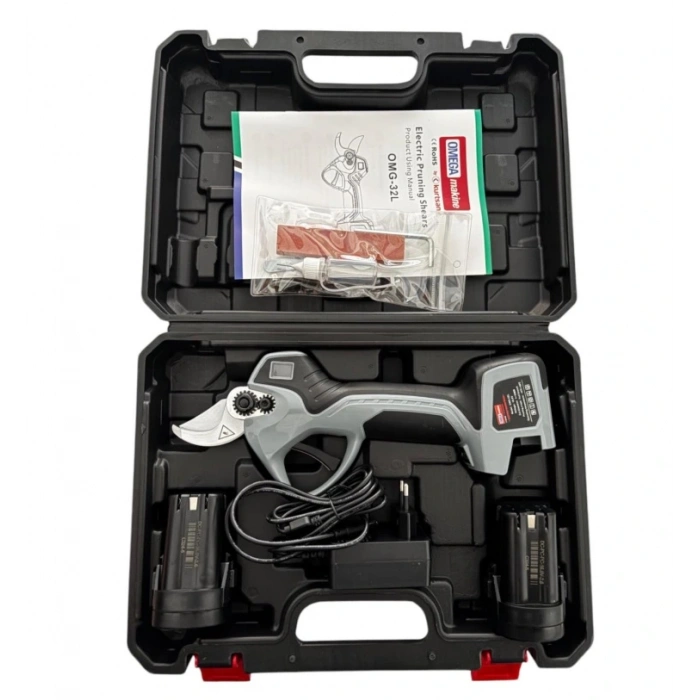 OMEGA 32mm AKÜLÜ BUDAMA MAKASI 2 AKÜLÜ