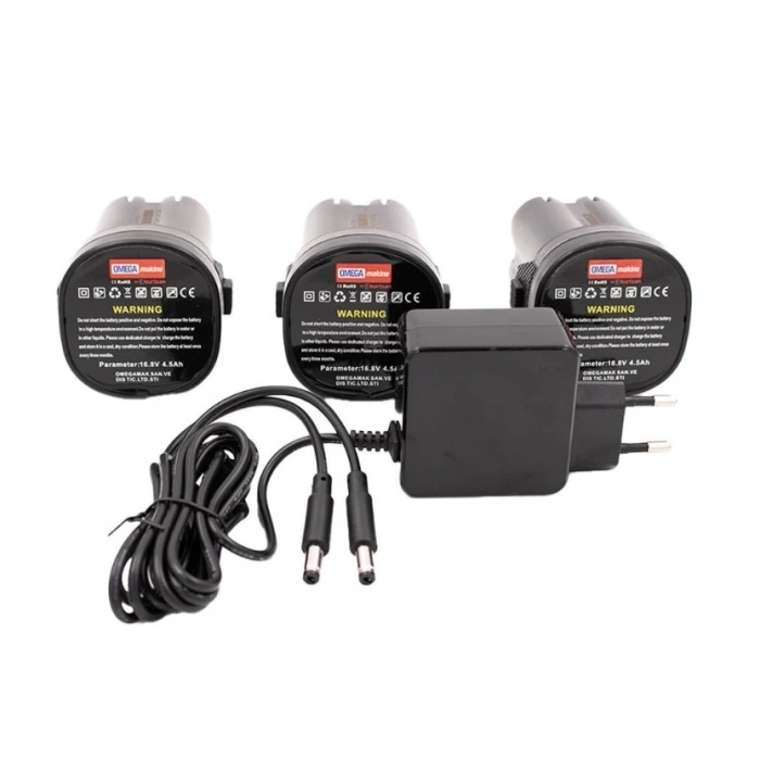 OMEGA 35mm AKÜLÜ BUDAMA MAKASI 3 AKÜLÜ