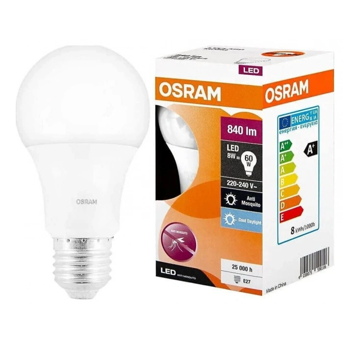 Osram 8 W 220 V E27 Beyaz Sinek Kovucu Led Ampul