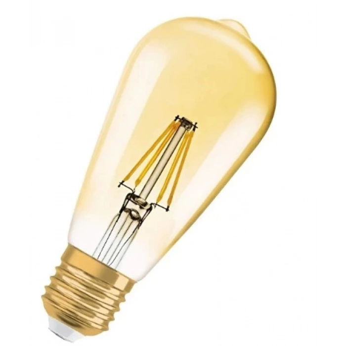 Osram Led Vintage Edison 4.5 W E27 (normal duy) Sarı Işık Rustik Ampul