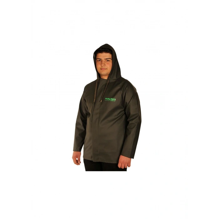 Polly Boot PVC Ceket Yağmurluk Haki