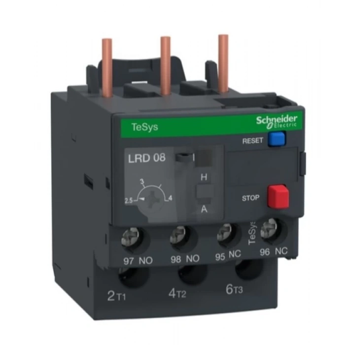 Schneider LRD08 2.5-4A TeSys D Termik Röle 1NO+1NC