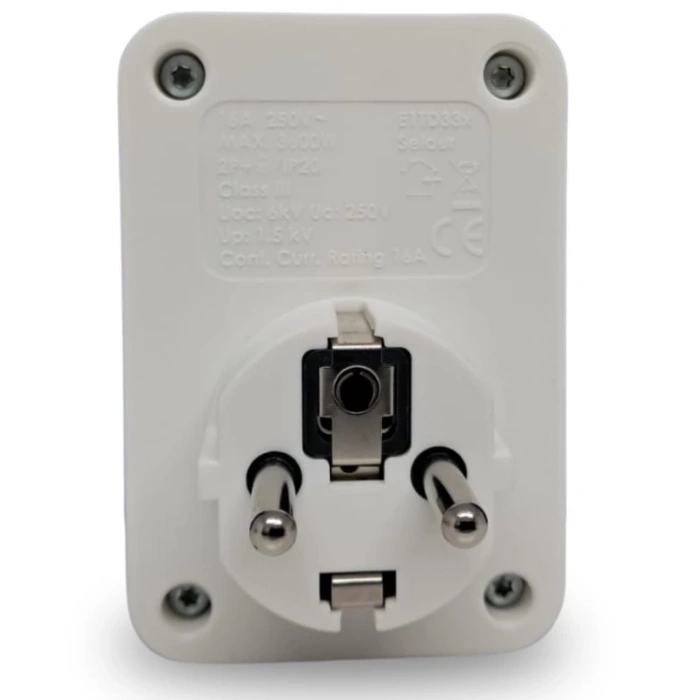 SELDUR ŞOK VE AKIM KORUMALI FİŞ-PRİZ (720J)