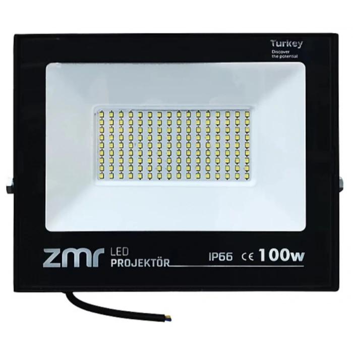ZMR 100W ULTRA SLIM LED PROJEKTOR 6500K beyaz ışık