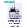 SIEMENS 3UA72 20-1G 4-6,3 Amper TERMİK RÖLE