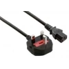 Power İngiliz Kablo Siyah 3x0,75mm 1,8 Metre