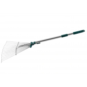 Raco 53744 Teleskopik Saplı Ayarlı Metal Çim Tırmığı 18 - 56 Cm