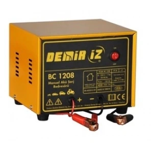 Demiriz Bc 1208 Manuel Akü Şarj Redresörü 12V/8A Tek Akü İçin