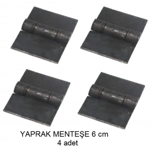 Karasör Çelik Yaprak Menteşe 6 Cm 4 Adet
