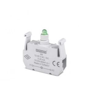 Emas Bk Sinyal Kırmızı Ledli 100-230v Ac