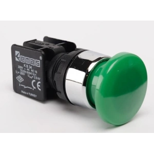 Emas Kb34my 1no Yaylı 40 Mm Mantar Yeşil 22 Mm Buton