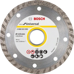 Bosch Eco For Universal 115 mm Turbo Elmas Kesme Diski - 2608615036