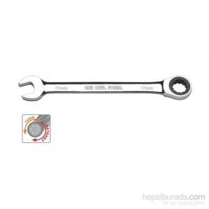 Ceta Form B05-08 8 Mm C-Gear Cırcırlı Kombine Anahtarlar Düz