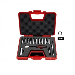 İzeltaş 1107006014 1/4 Derin Lokma Anahtar Takımı (14 Parça)