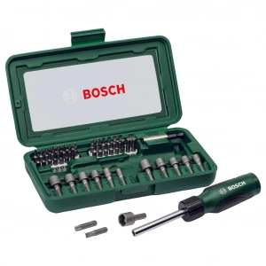 Bosch 46 Parça Cırcır Tornavidalı Vidalama ve Lokma Uçlu Aksesuar Seti - 2607019504