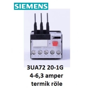 SIEMENS 3UA72 20-1G 4-6,3 Amper TERMİK RÖLE