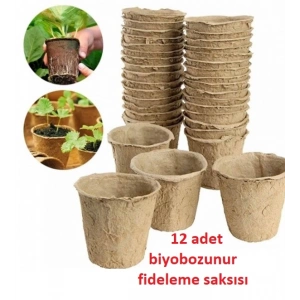 Gardener Biyobozunur Fideleme Saksısı 12 Adet