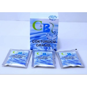 Çöktürücü Granül Havuz Kimyasalı 1 Kutu:10 Paket,75gr 25 Lt