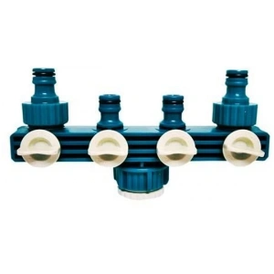 Raco 55257 4 Çıkışlı Musluk Bağlantı Adaptörü 3/4-1