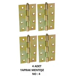 4 Adet Yaprak Menteşe 1840/4 No:4
