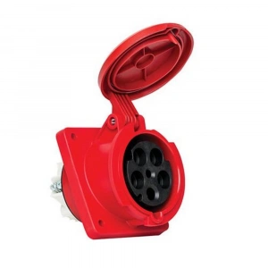 METE ENERJİ 406533 5X63A. Ip44 Makıne Prizi Eğik