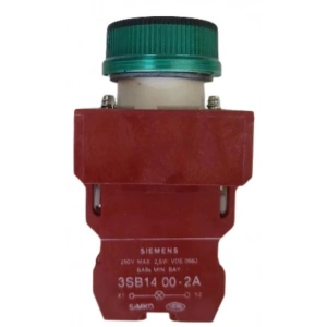 SIEMENS 3SB1204-6CE06 YEŞİL SİNYAL LAMBASI IP 65 KORUMALI ( ampul hariç )