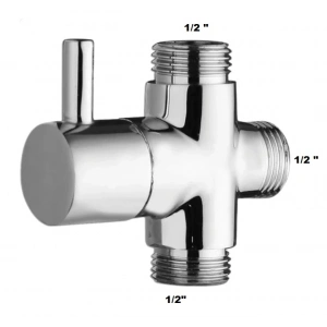 Banyo Robot Duş Seti Yönlendirici Musluk 1/2 - 1/2 - 1/2