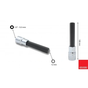 Ceta Form 1/2 Allen Uçlu Lokma (Uzun Tip) - 12x 00 mm