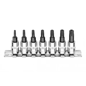 Ceta Form C08S-RTP7 7 Parça 1/4  5 Köşe Delikli TORX Uçlu Lokma Anahtar Takımı