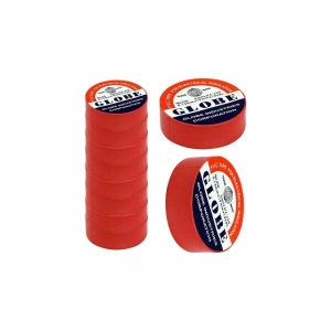 Globe Kırmızı İzole Bant 10 Adet