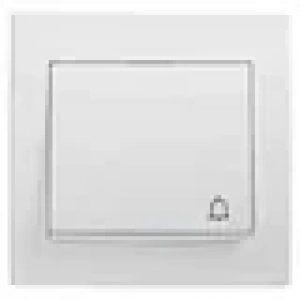 Merlin Gerin Alia Işıklı Zil İşaretli Yaylı Beyaz Anahtar Liht