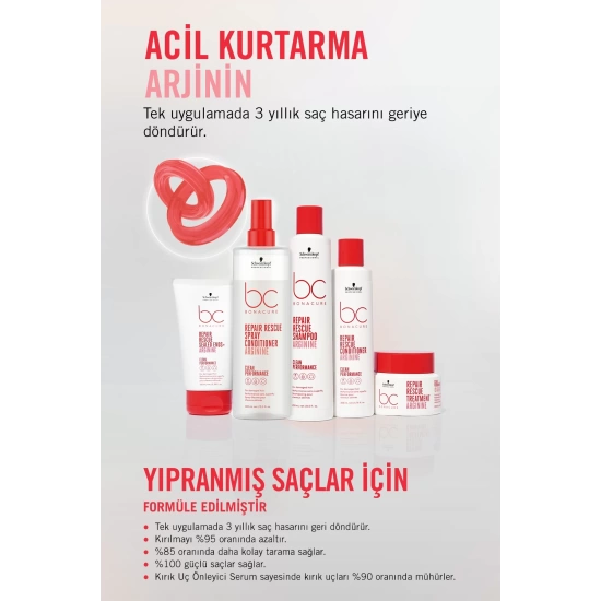 Bc Clean Acil Kurtarma Şampuanı 250ml