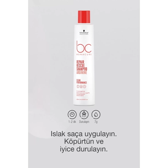 Bc Clean Acil Kurtarma Şampuanı 250ml