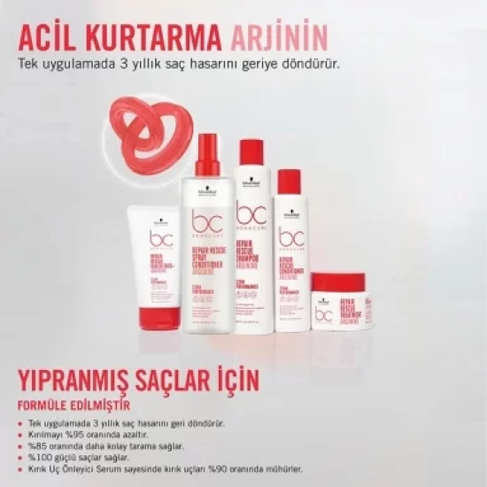 Bonacure Bc Clean Acil Kurtarma Şampuanı 1000 ml