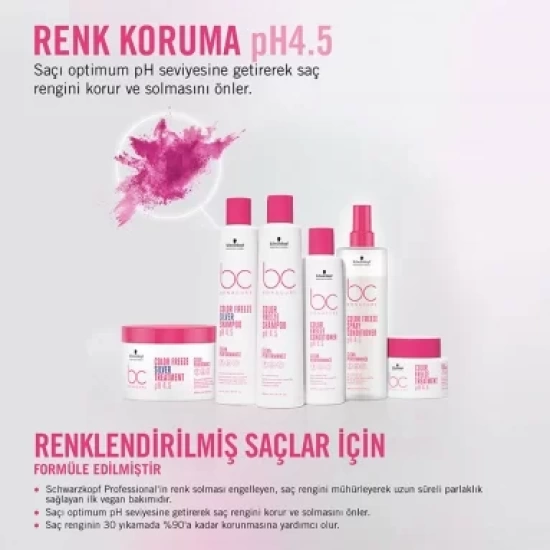 Bonacure Bc Clean Renk Koruyucu Gümüş Şampuan 1000 ml