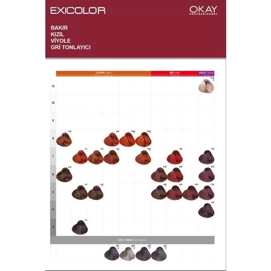 Exicolor Saç Boyası Tüp 60 Ml