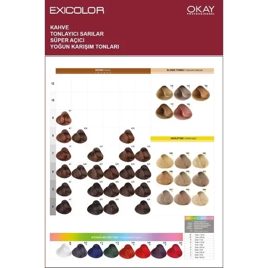 Exicolor Saç Boyası Tüp 60 Ml