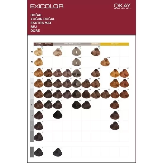 Exicolor Saç Boyası Tüp 60 Ml