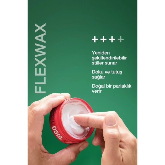 Flexwax Ultra Güçlü Doku Veren Krem Wax 85ml | Yeniden Şekillendirilebilen Stiller