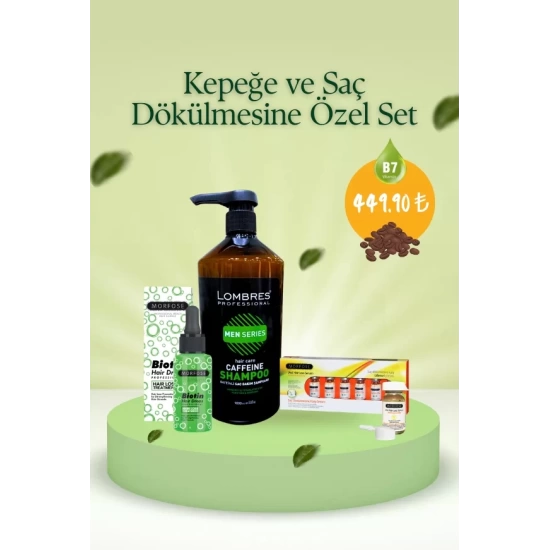 Kepeğe ve Saç Dökülmesine Özel Set