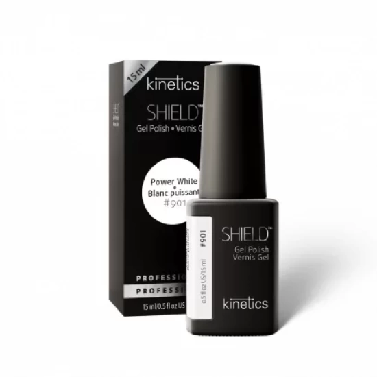 Kinetics SHIELD Gel Polish Power White #901, 15 ml