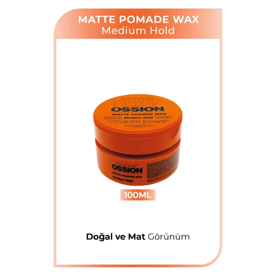 Morfose Medium Hold Pomade Krem Mat Wax 100 ml